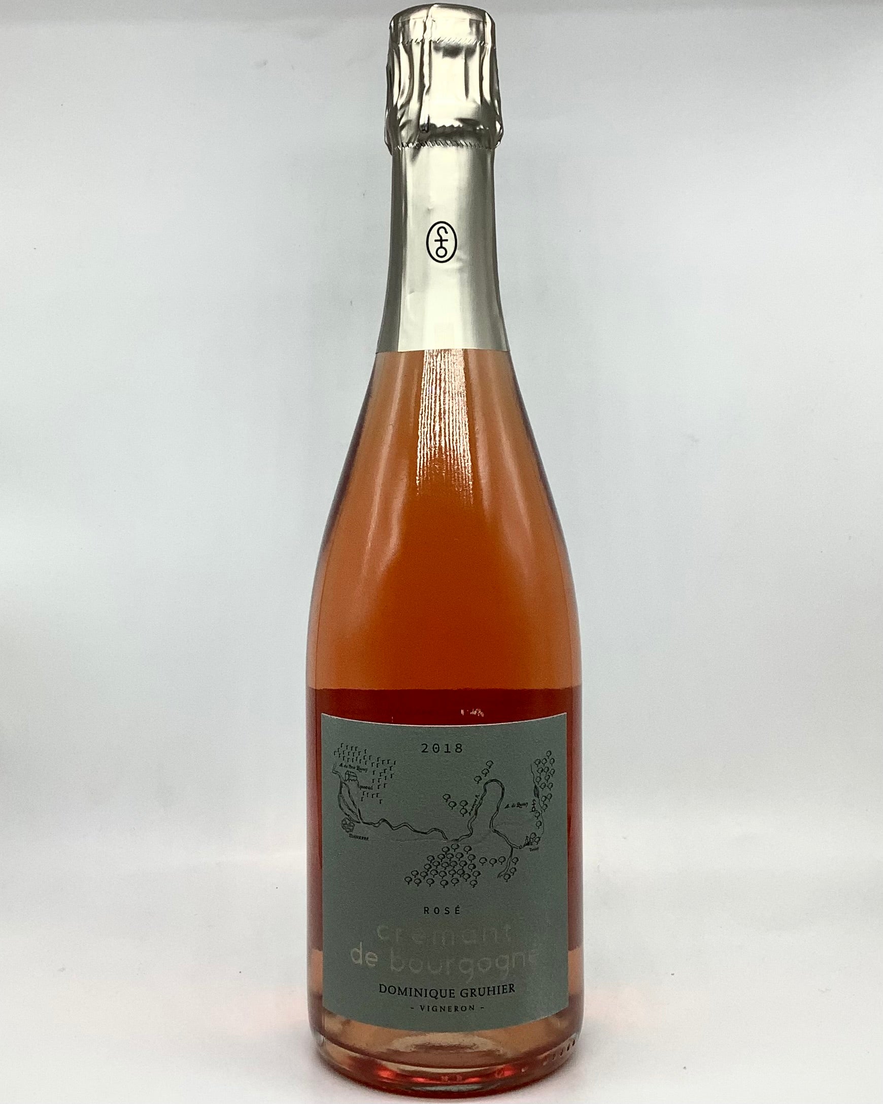 Dominique Gruhier, Crémant de Bourgogne Rosé, Burgundy, France 2018