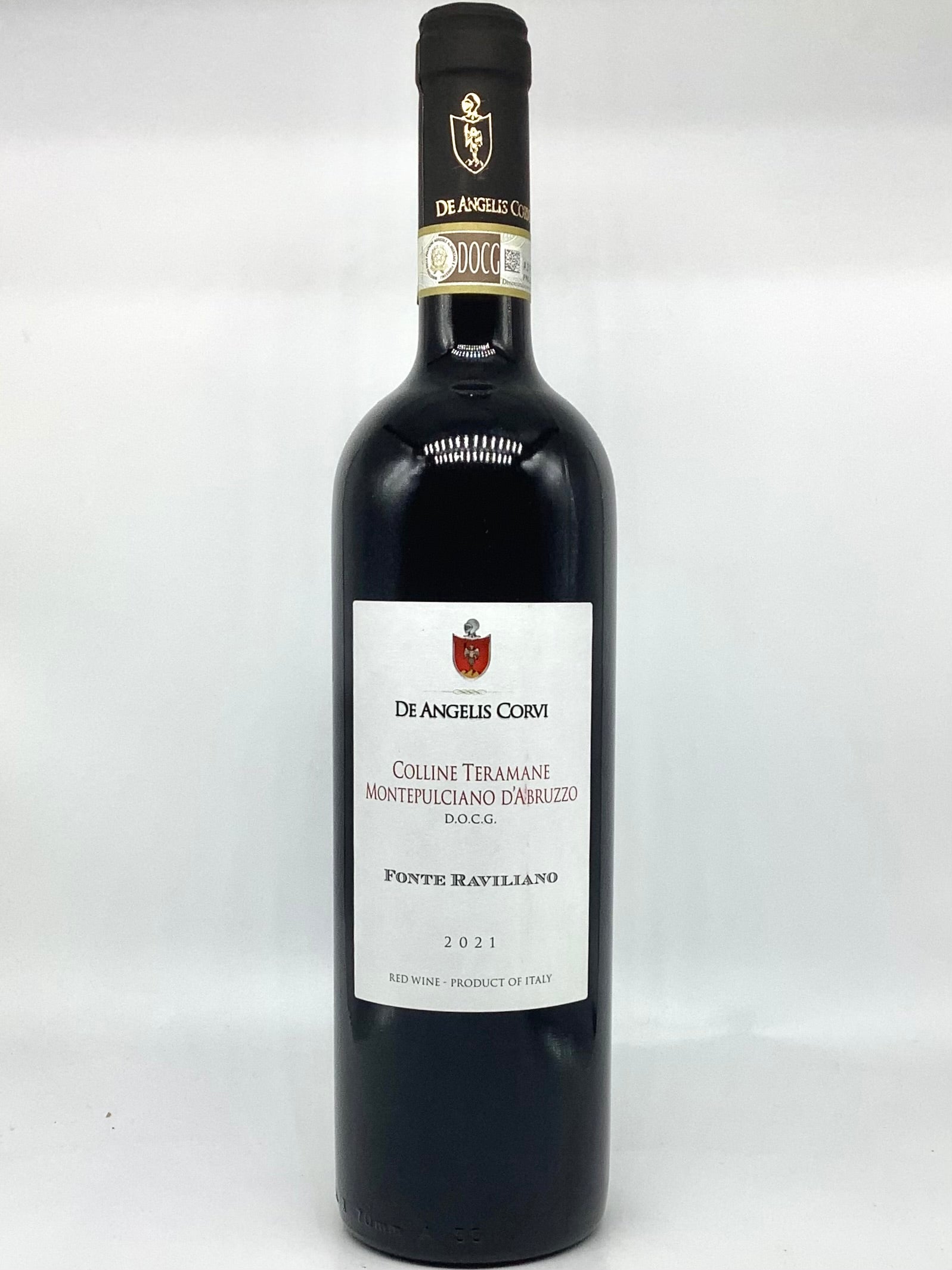 De Angelis Corvi, Montepulciano "Fonte Raviliano" Colline Teramane Montepulciano d'Abruzzo DOCG, Italy 2021 newarrival organic