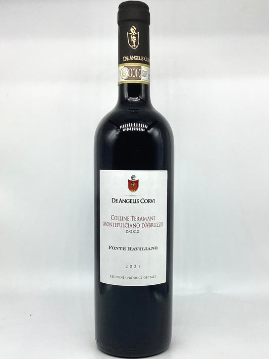 De Angelis Corvi, Montepulciano "Fonte Raviliano" Colline Teramane Montepulciano d'Abruzzo DOCG, Italy 2021 newarrival organic