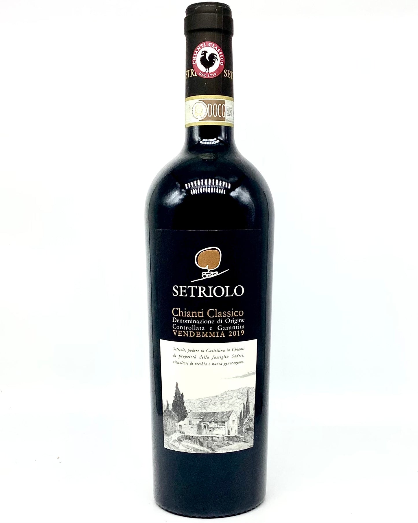Famiglia Soderi, Sangiovese, Chianti Classico "Setriolo" Castellina DOCG, Tuscany, Italy 2019 newarrival