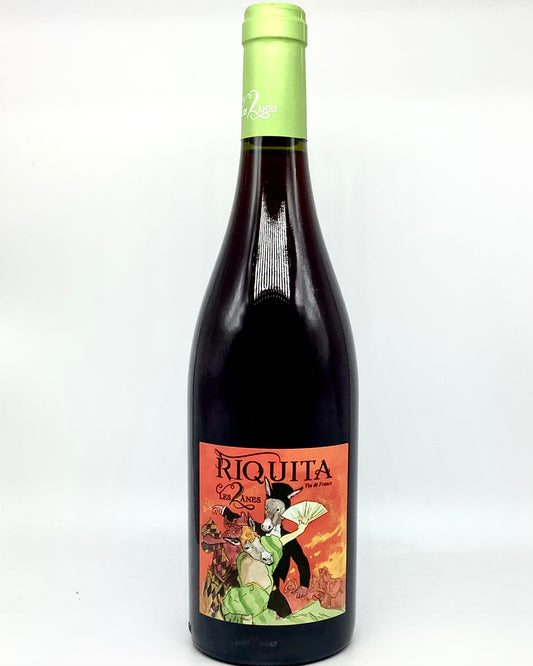 Domaine Les 2 Anes, Red Blend "Riquita" Corbières, Languedoc, France NV biodynamic certifiedorganic newarrival organic