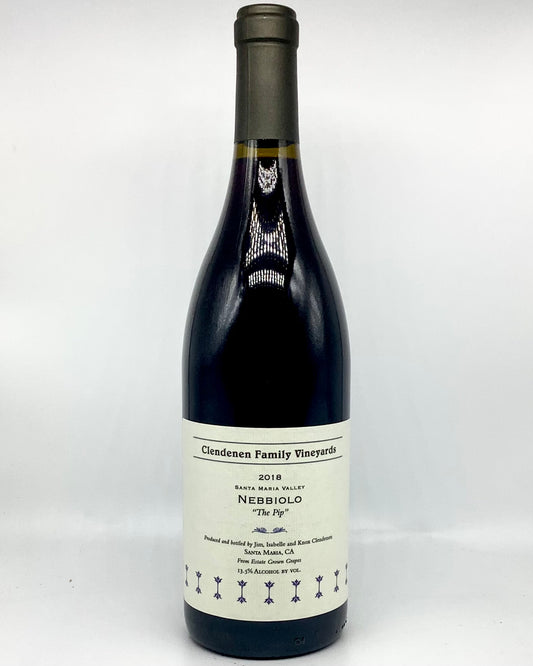 Clendenen Family Vineyards, Nebbiolo "The Pip" Santa Maria Valley, California 2018 newarrival