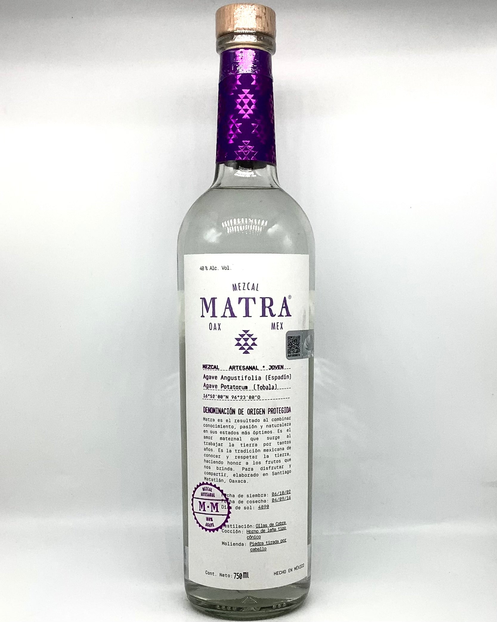 Matra, Mezcal Tobala, Oaxaca, Mexico 750ml newarrival