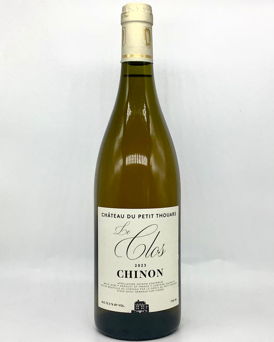 Château du Petit Thouars, Chenin Blanc "Le Clos" Chinon Blanc, Loire Valley, France 2023 newarrival