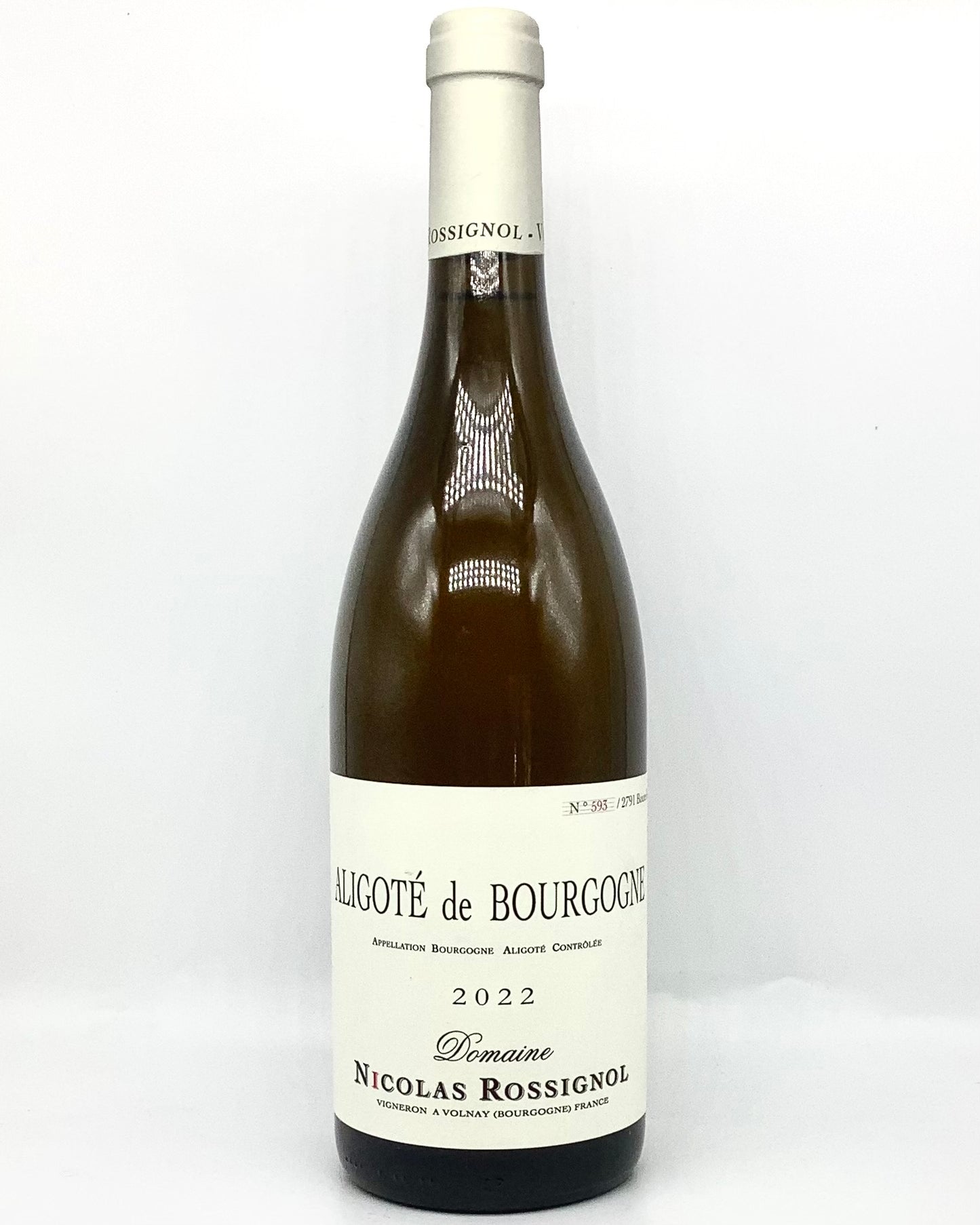 Domaine Nicolas Rossignol, Aligoté, Burgundy, France 2022 newarrival