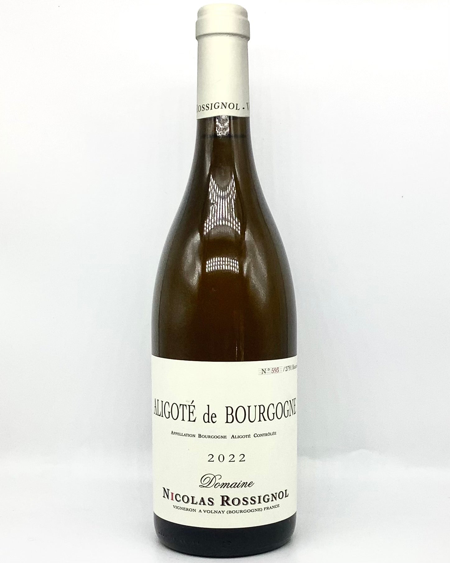 Domaine Nicolas Rossignol, Aligoté, Burgundy, France 2022 newarrival