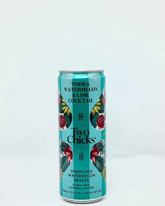Two Chicks Sparkling Watermelon Breeze, Watermelon & Lime 355ml