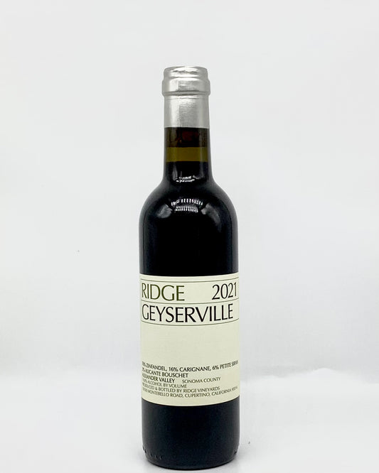 Ridge, Zinfandel Blend, Geyserville, Alexander Valley, California 2021 375ml newarrival organic