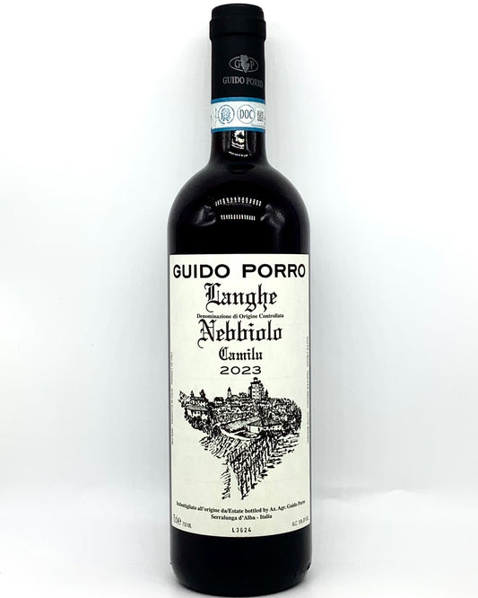 Guido Porro, Nebbiolo, Langhe "Camilu" Serralunga d'Alba, Piedmont, Italy 2023 newarrival
