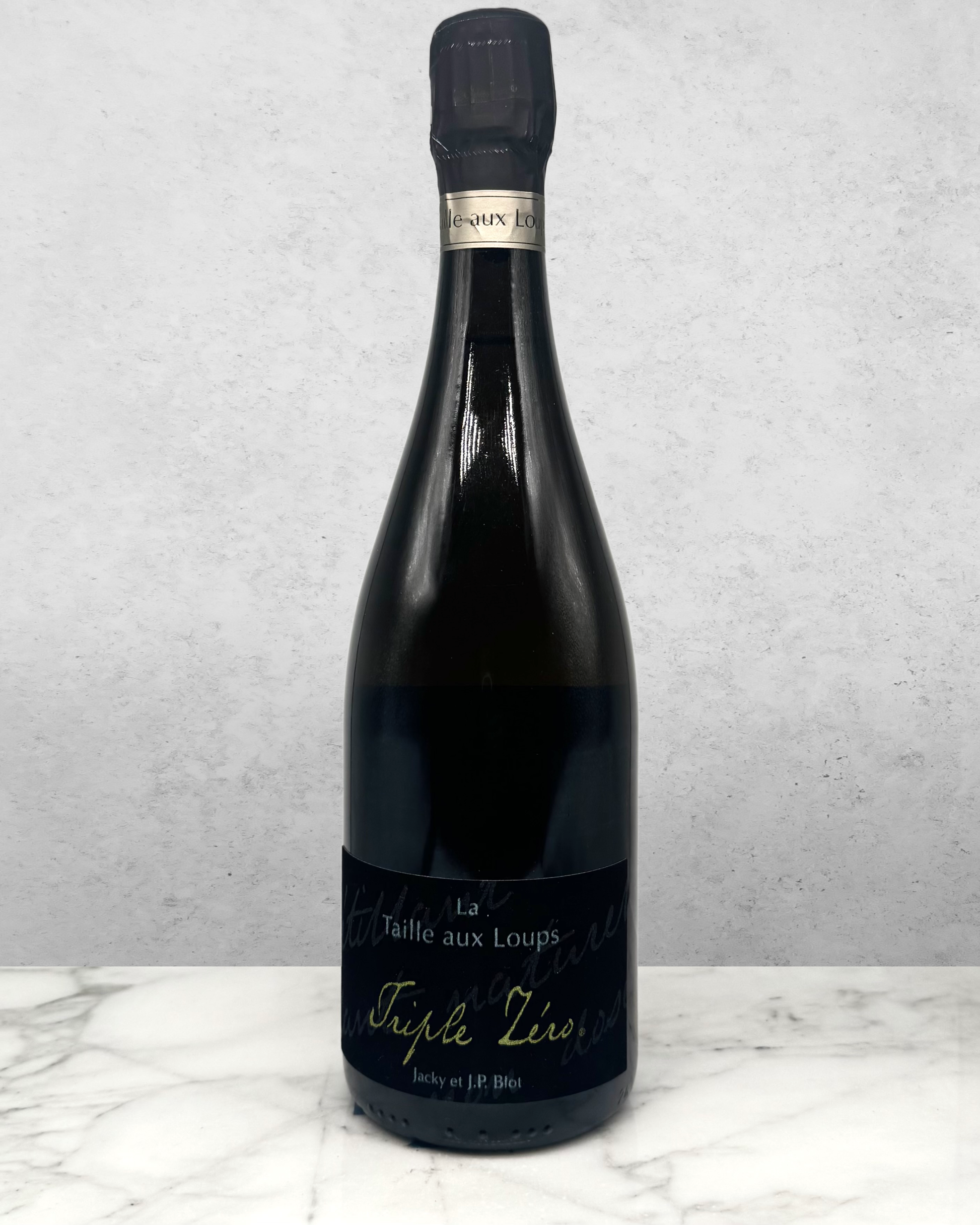 Domaine de la Taille Aux Loups (Jacky et J.P. Blot), Chenin Blanc “Triple Zero” Blanc Pét Nat, Touraine, Loire, France NV organic