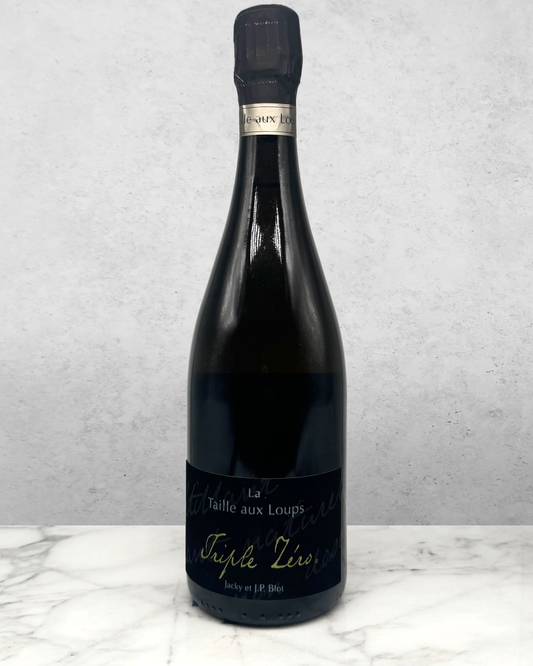 Domaine de la Taille Aux Loups (Jacky et J.P. Blot), Chenin Blanc “Triple Zero” Blanc Pét Nat, Touraine, Loire, France NV newarrival organic