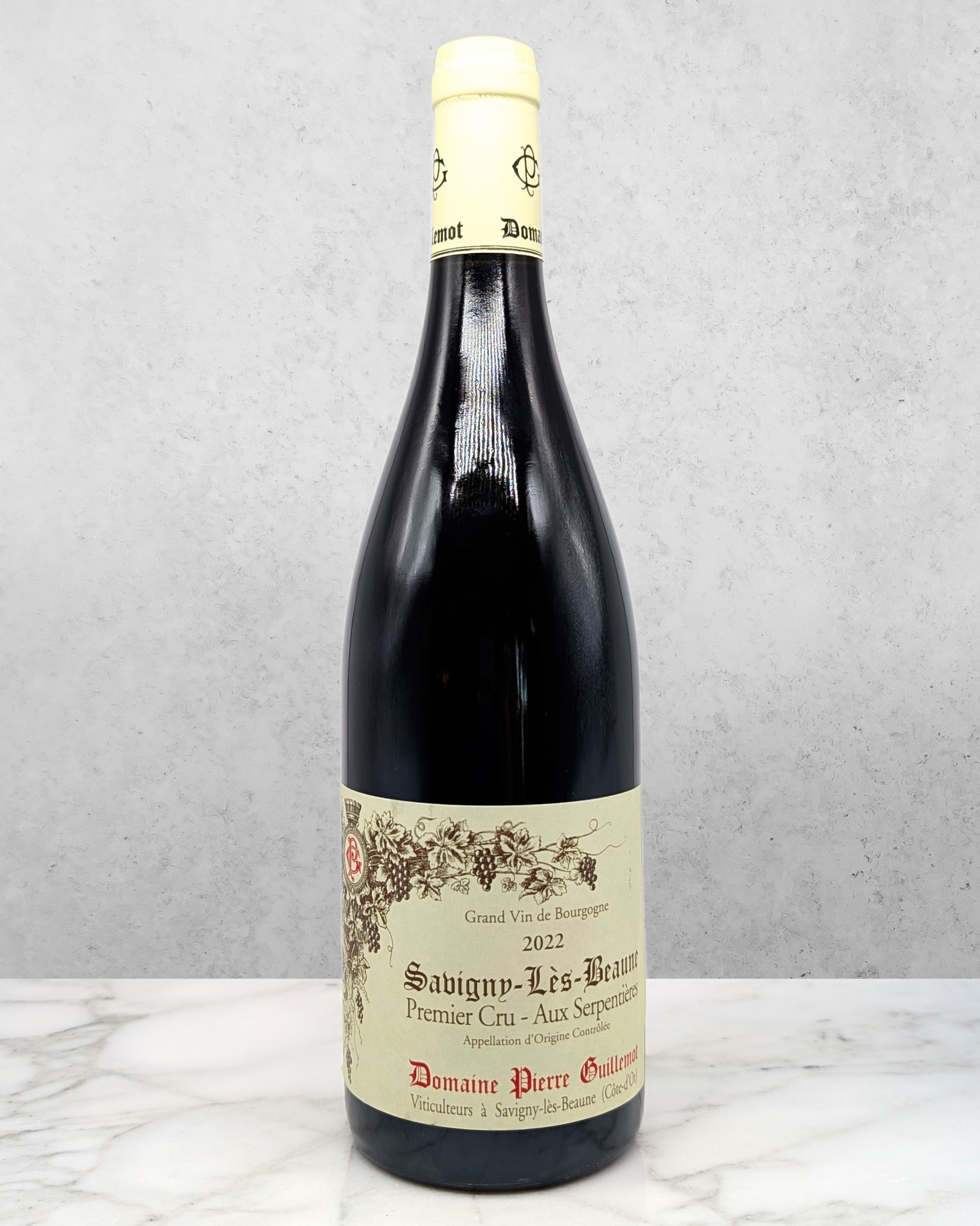 Domaine Pierre Guillemot, Pinot Noir, Savigny-lès-Beaune 1er Cru Aux Serpentières, Côte de Beaune, France 2022 newarrival