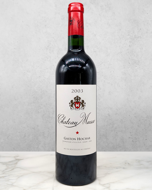 Chateau Musar Red, Cabernet Sauvignon/Carignan/Cinsault, Bekaa Valley, Lebanon 2003