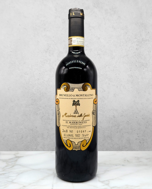 Il Marroneto, Sangiovese "Madonna delle Grazie" Brunello di Montalcino, Tuscany, Italy 2018