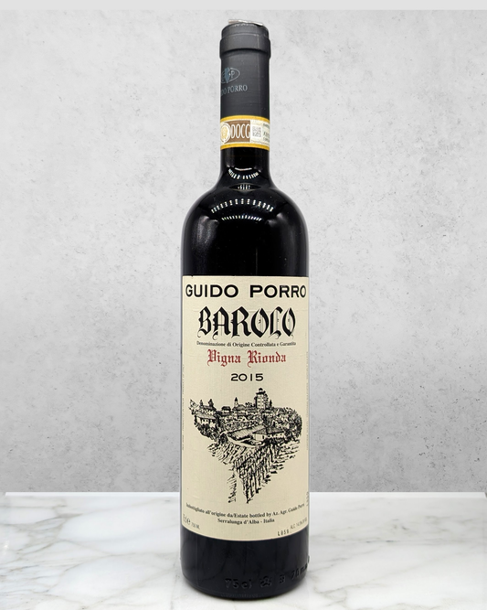 Guido Porro, Nebbiolo, Barolo Vigna Rionda, Piedmont, Italy 2015