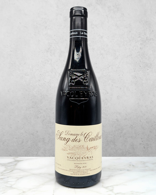 Domaine le Sang des Cailloux, Grenache Blend, Vacqueyras "Lopy" Southern Rhône, France 2021 biodynamic certifiedorganic newarrival organic