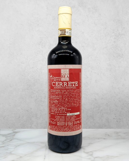 Paolo Bea, Sagrantino, Cerrete, Montefalco, Umbria, Italy 2015 organic vegan