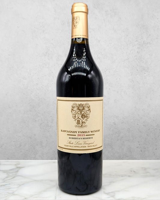 Kapcsándy Family Winery, Merlot "Roberta's Reserve" State Lane Vineyard, Yountville, Napa Valley, California 2015