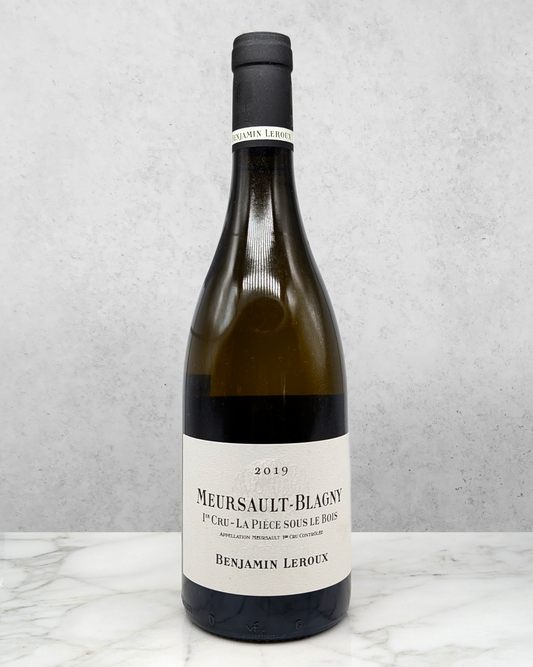 Benjamin Leroux, Chardonnay, Meursault-Blagny 1er Cru "La Pièce Sous le Bois" Côte de Beaune, Burgundy, France 2019