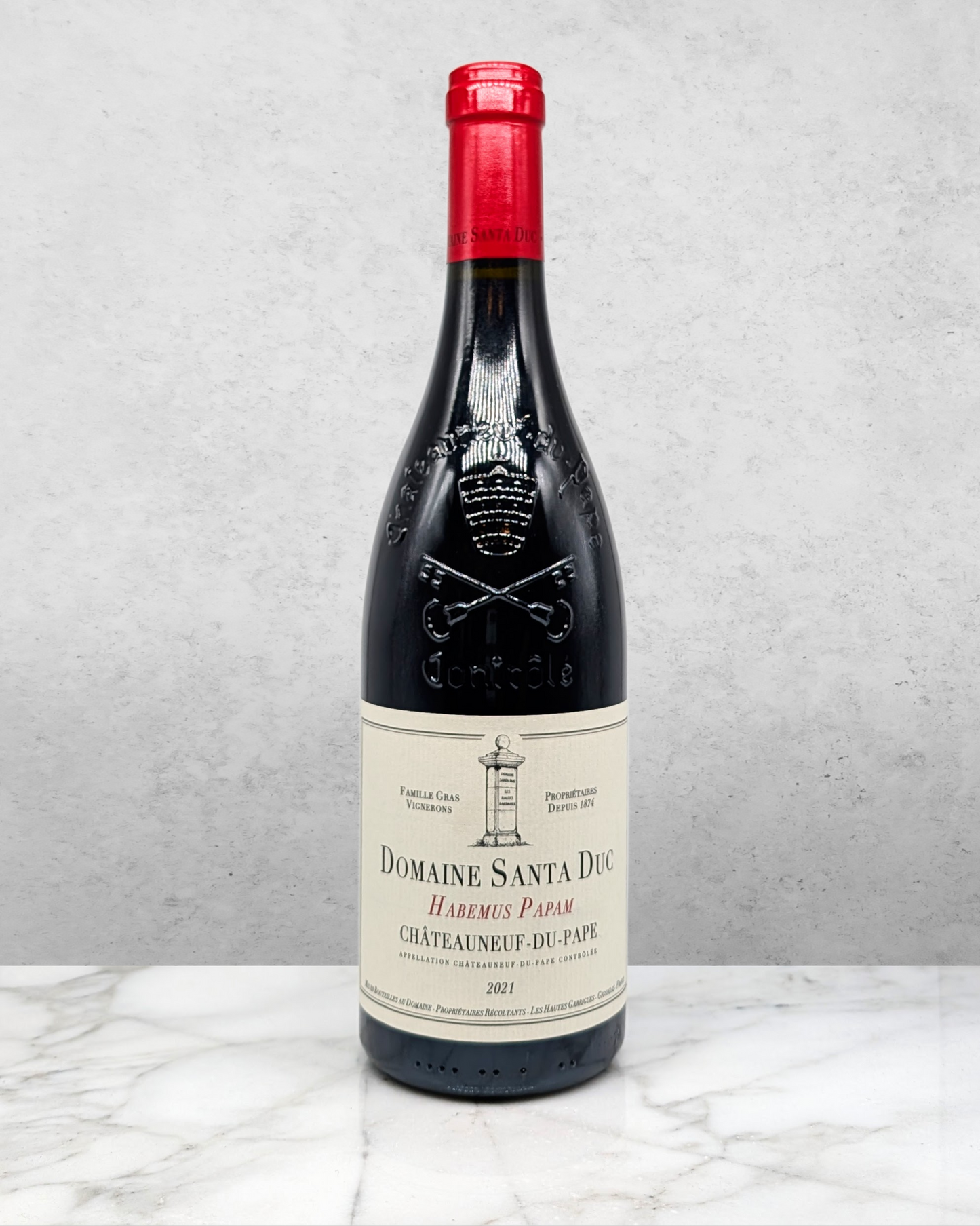 Domaine Santa Duc, Grenache & Syrah "Habemus Papam" Châteauneuf-du-Pape, Southern Rhône, France 2021 biodynamic newarrival organic vegan