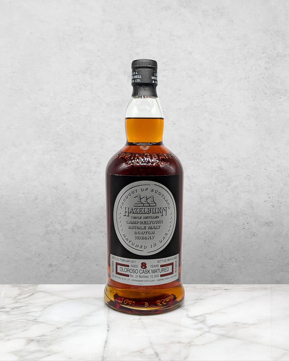 Hazelburn 8 Year Oloroso Sherry Single Malt Scotch 700ml – Shawn