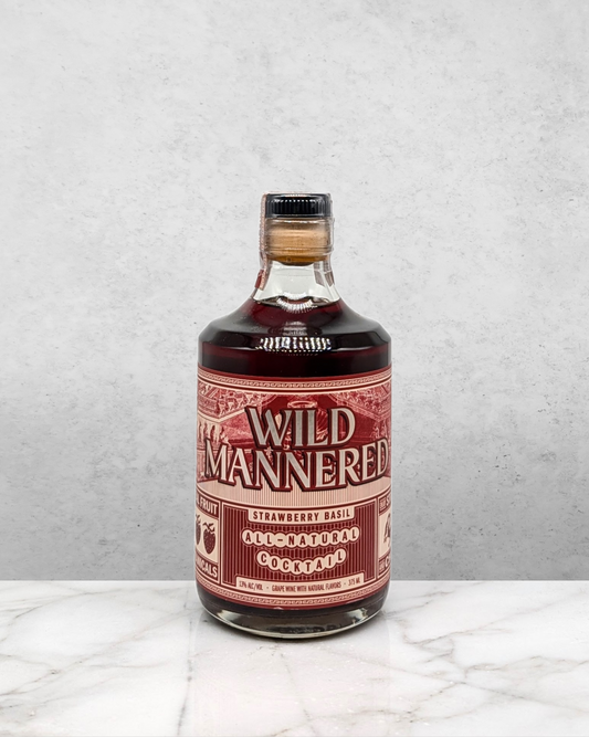 Wild Mannered Strawberry & Basil Cocktail 375ml newarrival