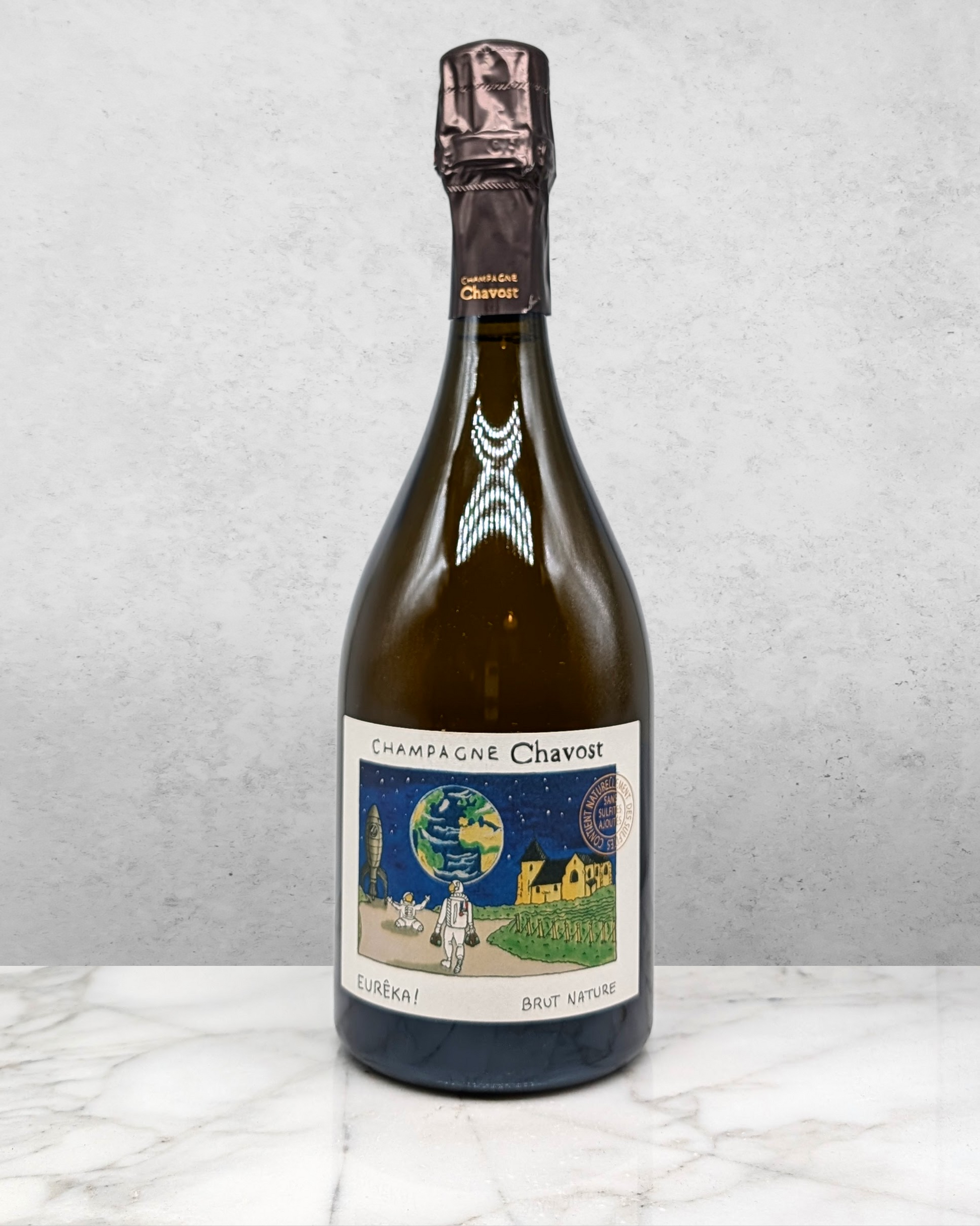 Champagne Chavost "Eureka!" Champagne Brut Nature (No Added Sulfites) lowsulfur natural organic