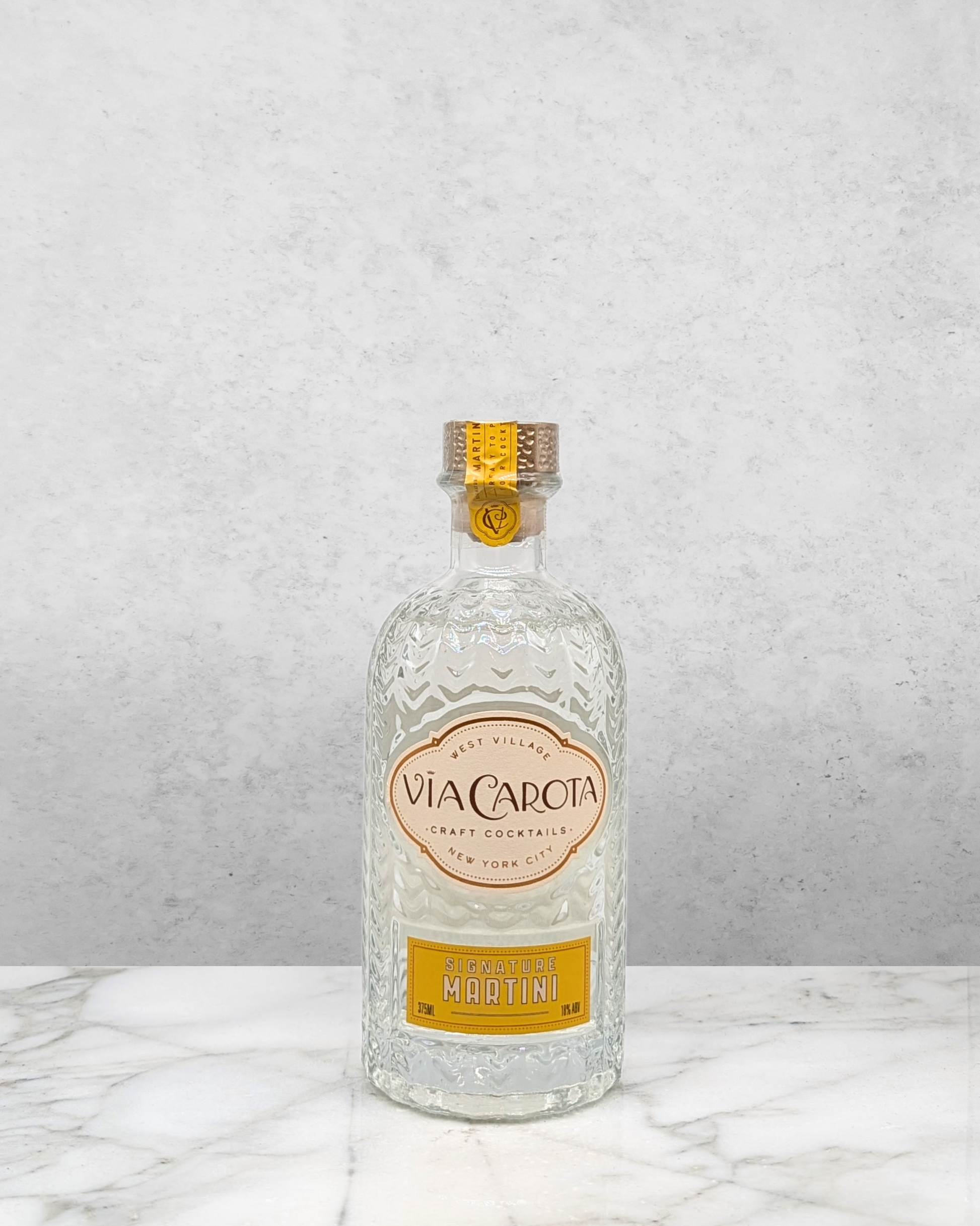 Via Carota Craft Cocktails, Signature Martini, New York City 375ml