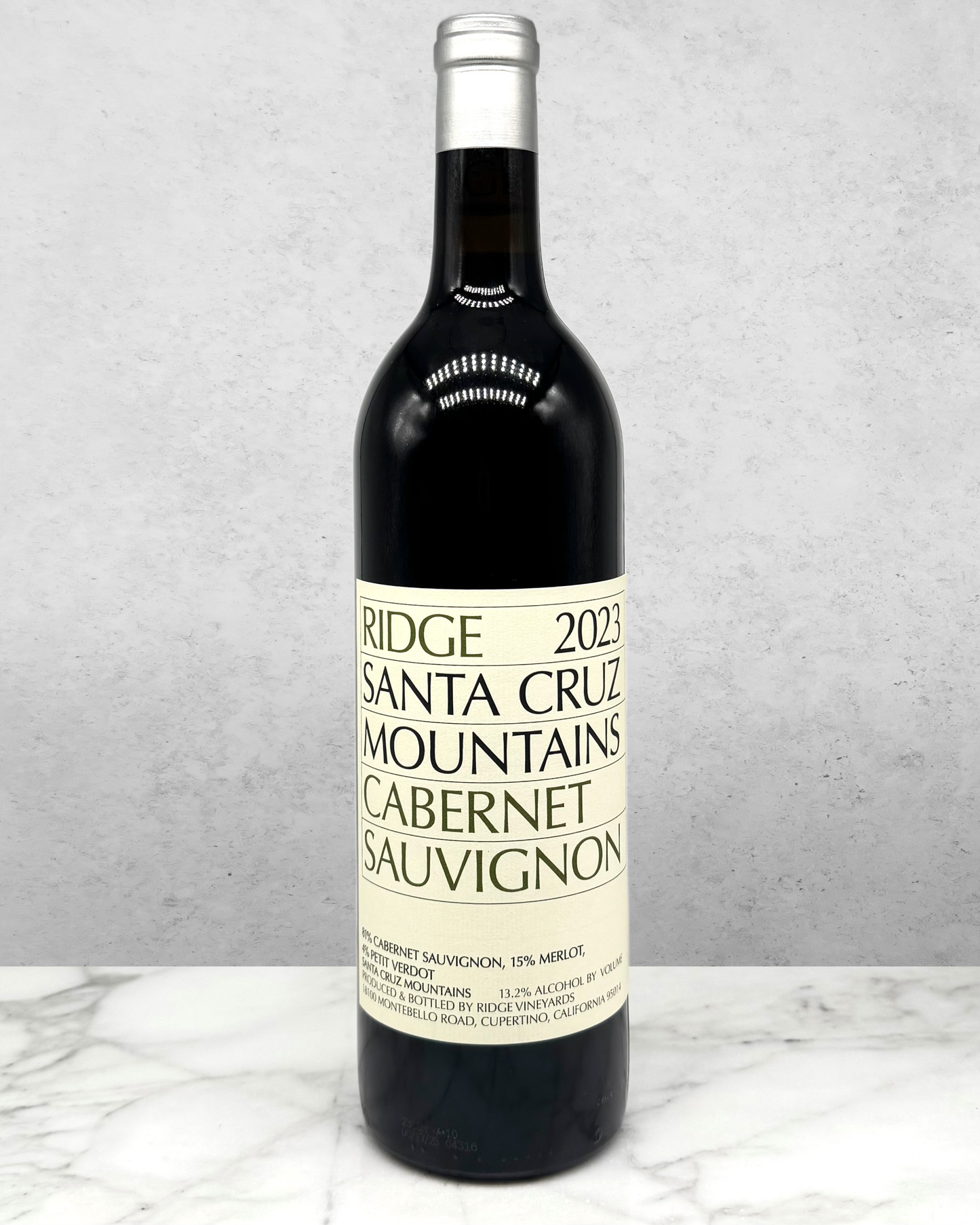 Ridge Vineyards, Cabernet Sauvignon, Santa Cruz Mountains, California 2023