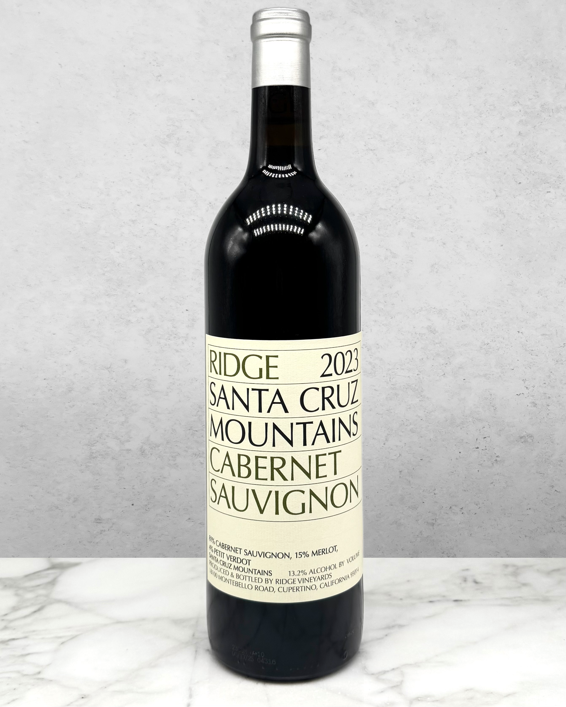 Ridge Vineyards, Cabernet Sauvignon, Santa Cruz Mountains