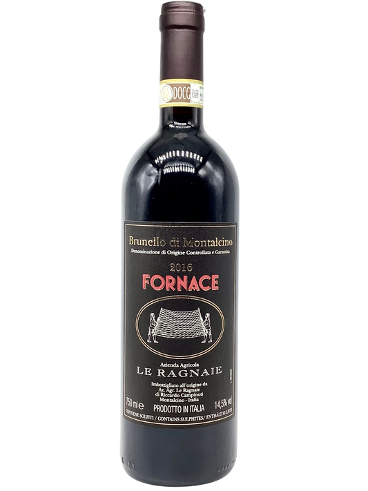 Le Ragnaie, Sangiovese, Fornace, Brunello di Montalcino, Tuscany, Italy 2016