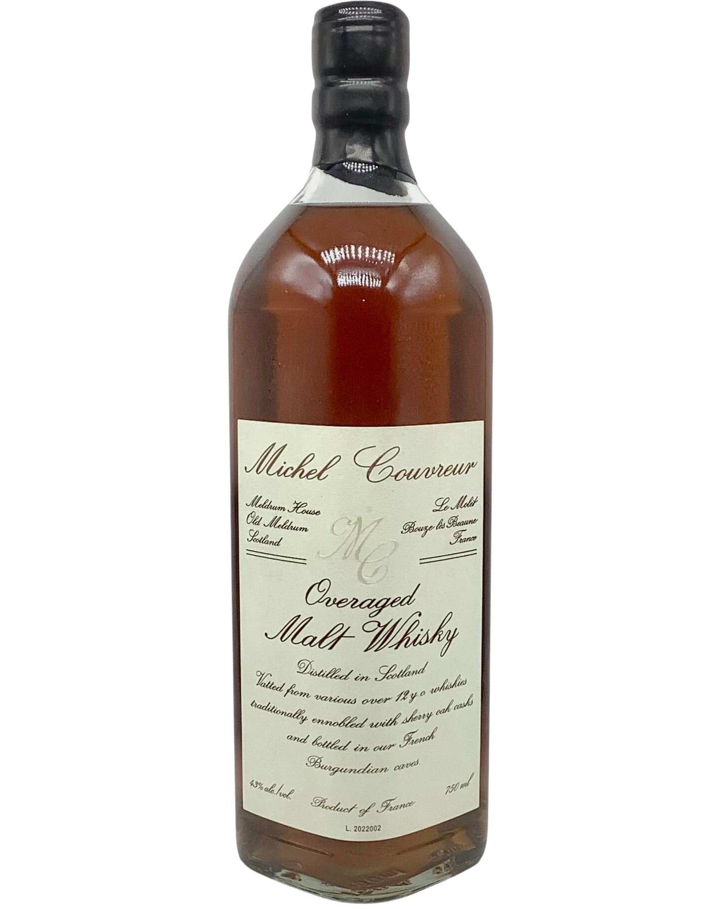 Michel Couvreur Overaged Malt Whiskey 750ml newarrival