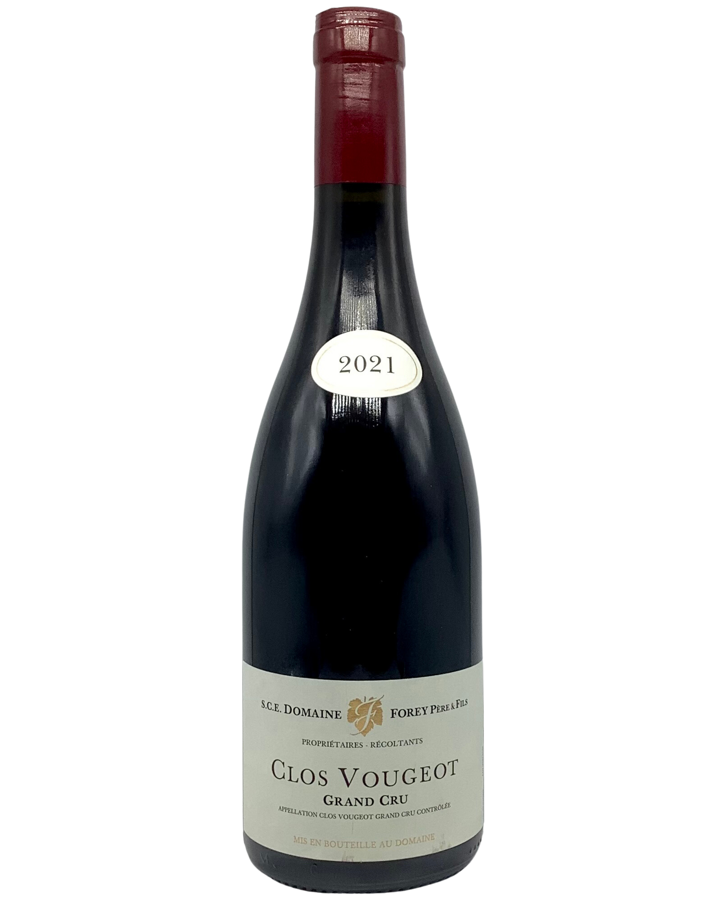 Domaine Forey, Pinot Noir, Clos Vougeot Grand Cru, Côte de Nuits, Burgundy, France 2021 newarrival