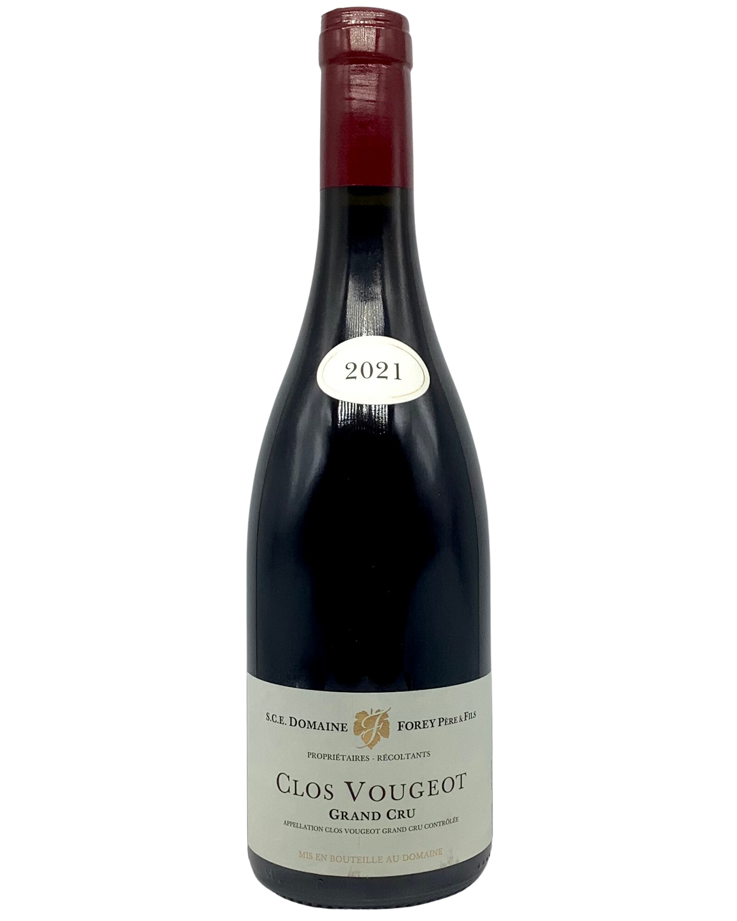 Domaine Forey, Pinot Noir, Clos Vougeot Grand Cru, Côte de Nuits, Burgundy, France 2021