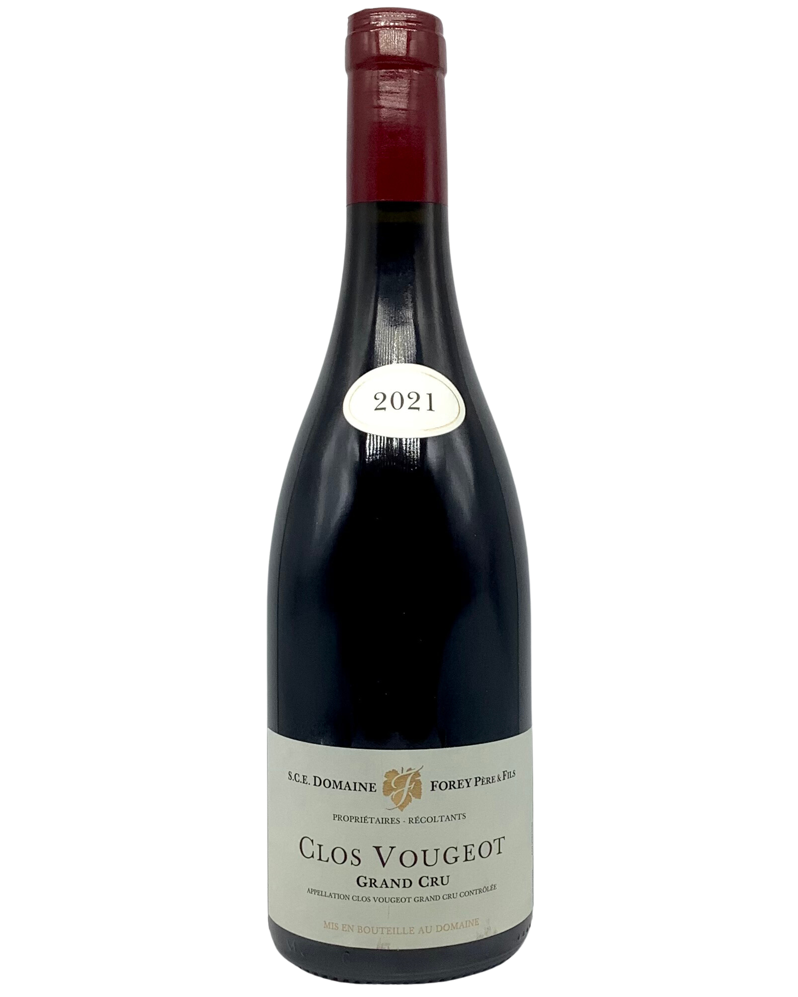 Domaine Forey, Pinot Noir, Clos Vougeot Grand Cru, Côte de Nuits, Burgundy, France 2021 newarrival