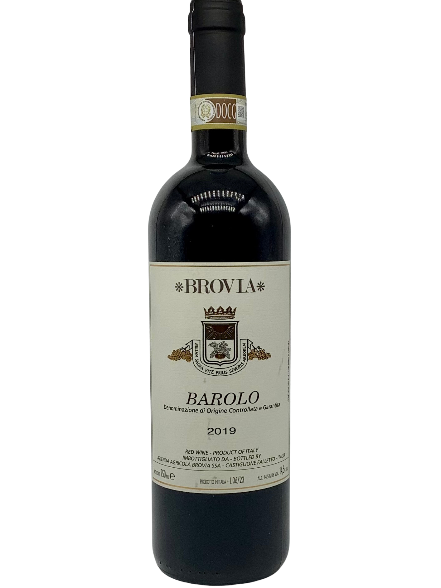 Brovia, Nebbiolo, Barolo, Piedmont, Italy 2019 organic