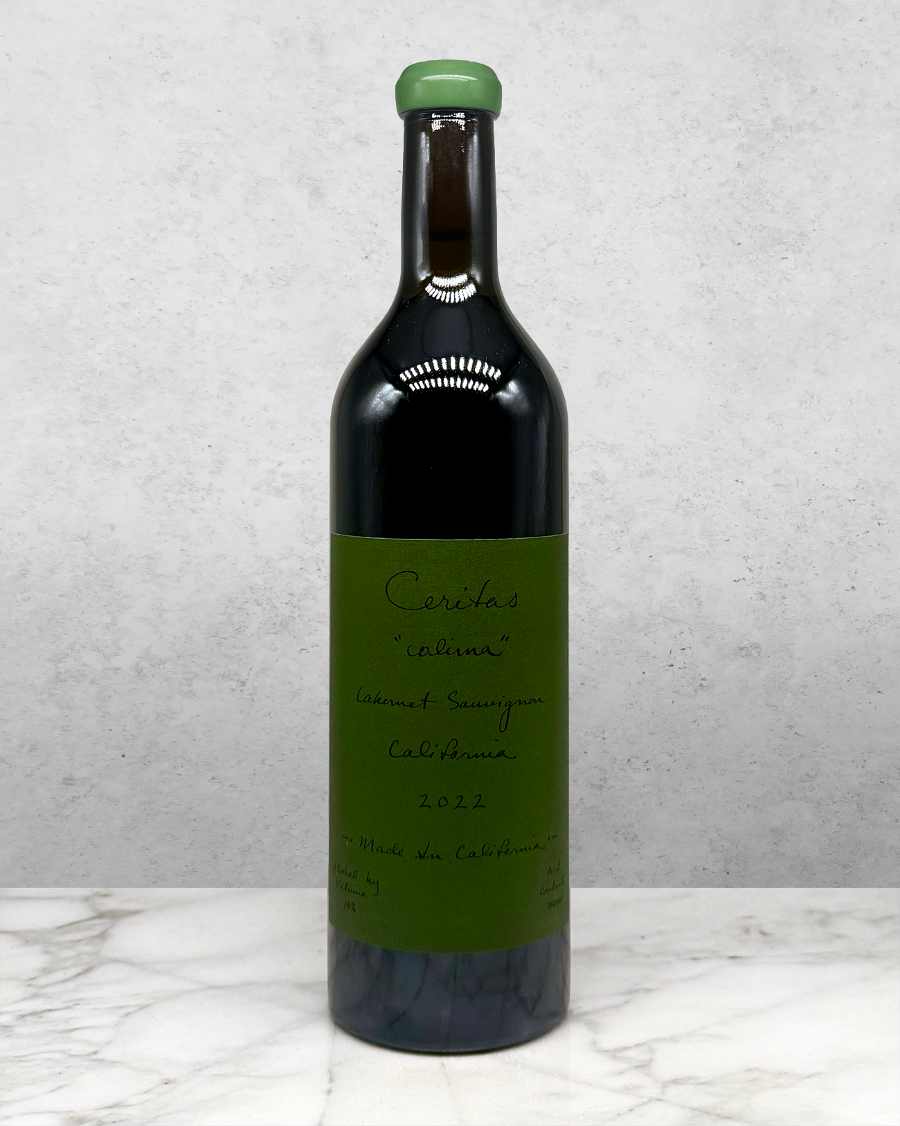 Ceritas, Cabernet Sauvignon "Colima" California 2022 newarrival organic