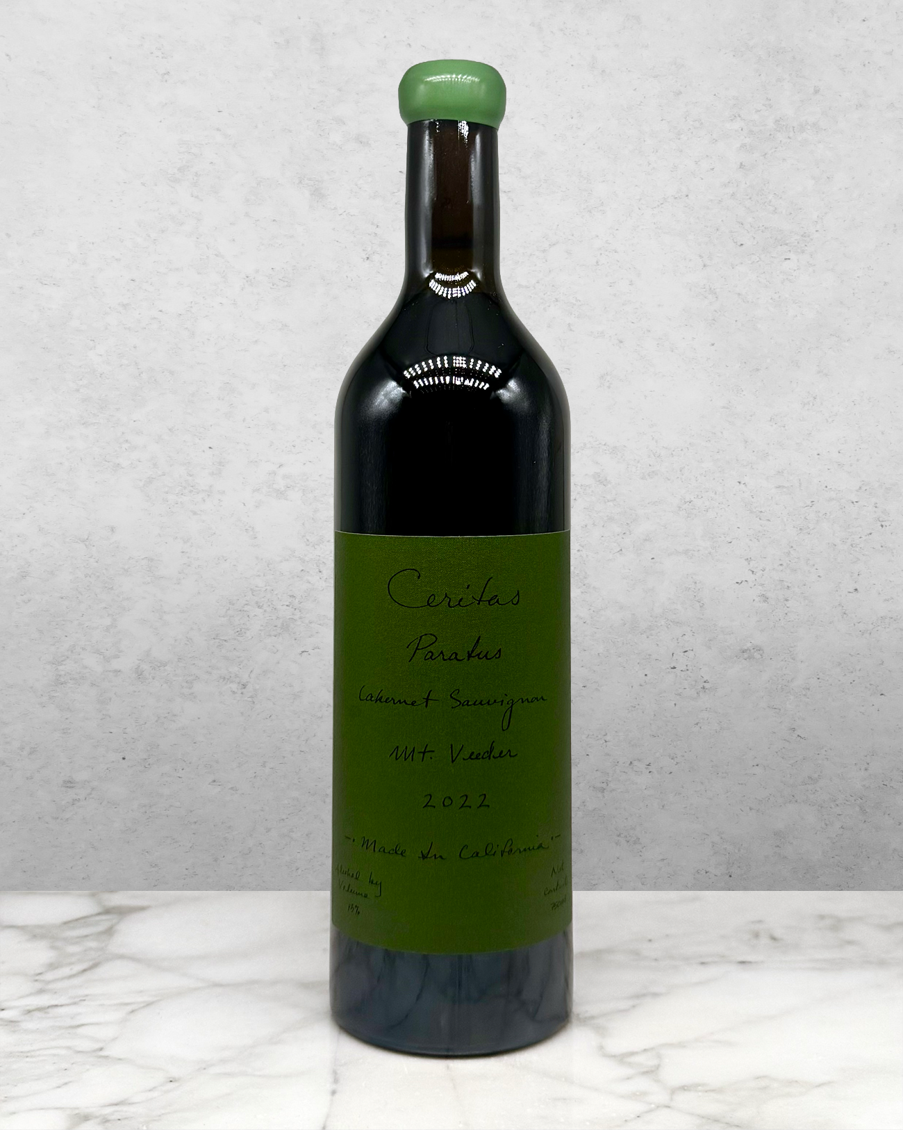 Ceritas, Cabernet Sauvignon "Paratus" Mt. Veeder, California 2022 newarrival organic