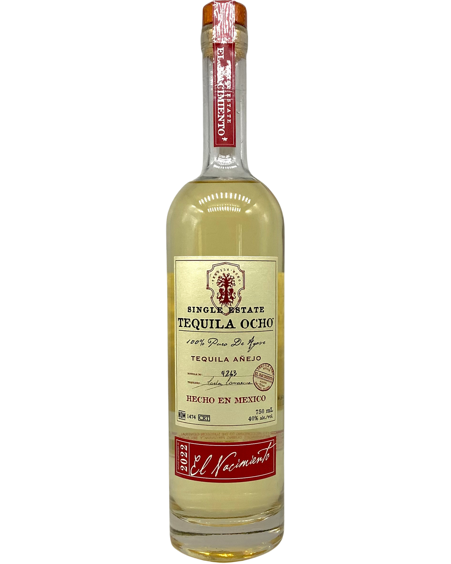 Tequila Ocho Anejo 750ml