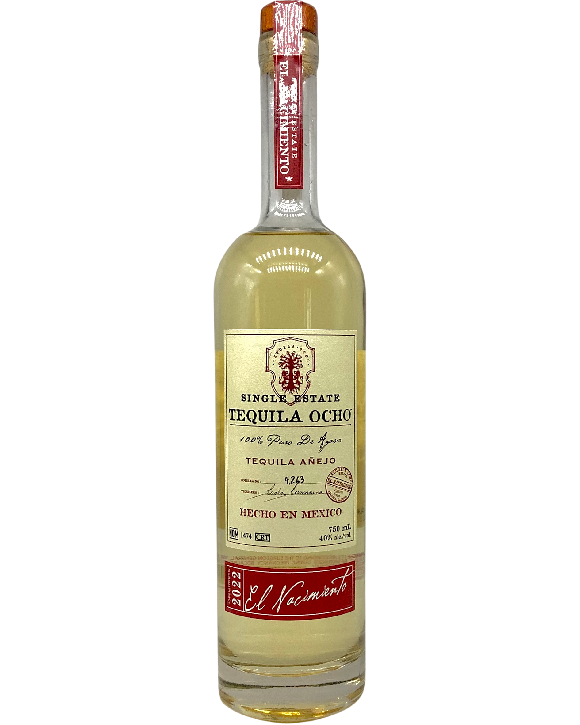 Tequila Ocho Anejo 750ml