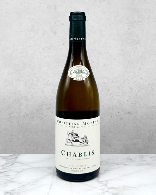 Christian Moreau, Chardonnay, Chablis, Burgundy, France 2024 noinventory organic