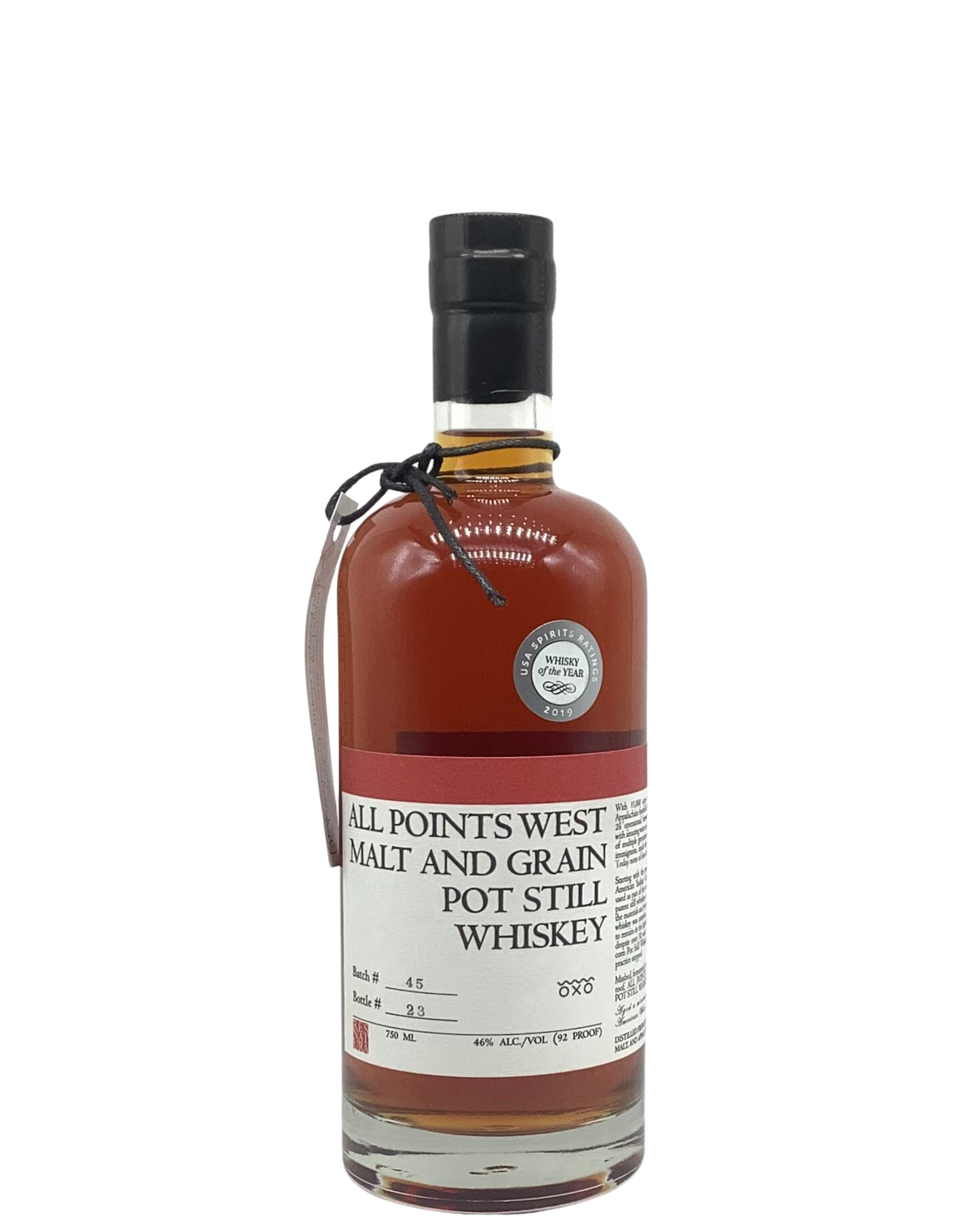 All Points West Distillery MALT and Grain Pot Still Whiskey, Newark NJ newarrival