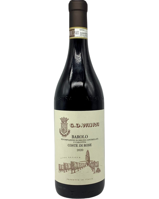 G.D. Vajra, Nebbiolo, Barolo "Coste Di Rose" Piedmont, Italy 2020 newarrival