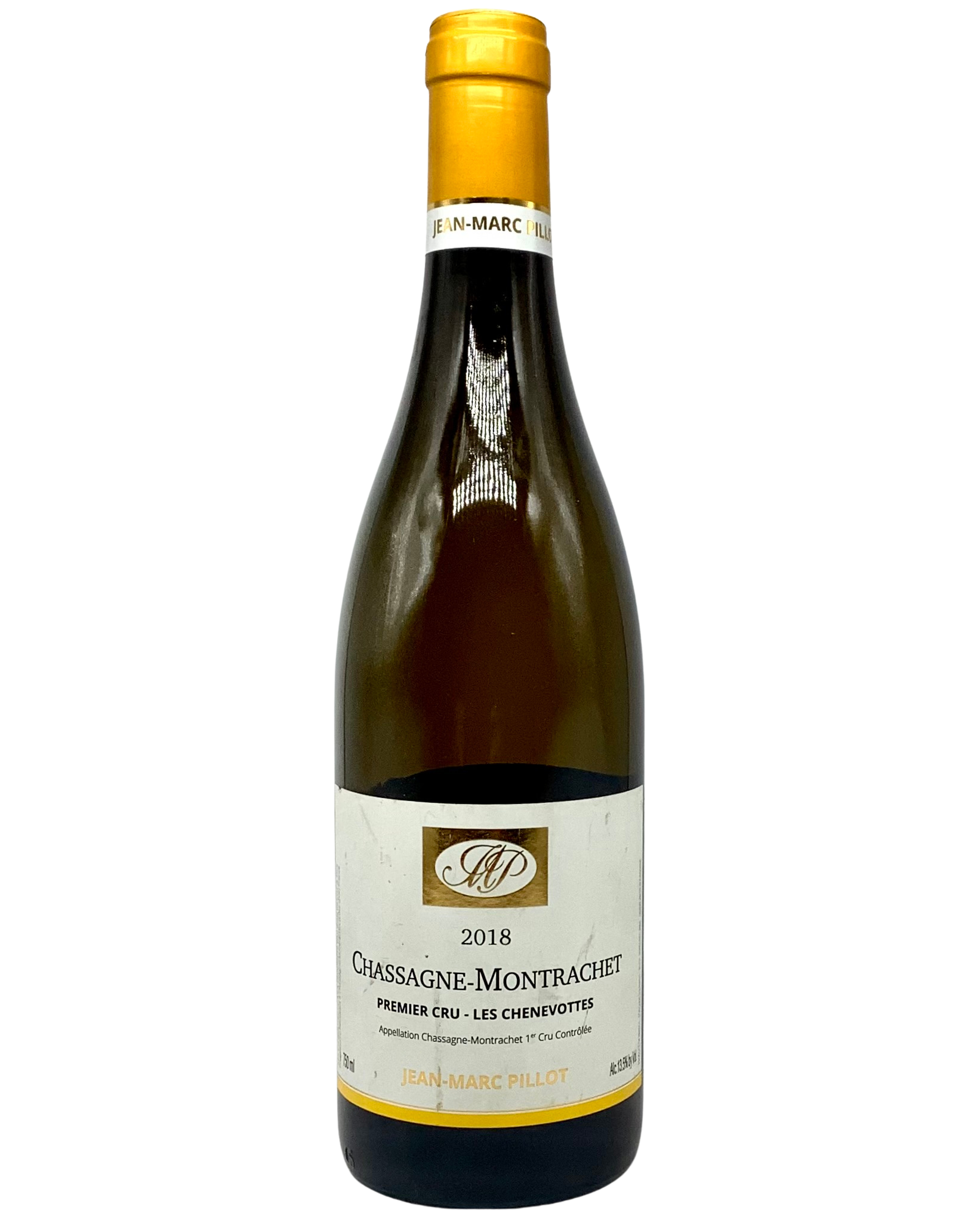 Jean-Marc Pillot, Chardonnay, Chassagne-Montrachet 1er Cru "Les Chenevottes" Côte de Beaune, Burgundy, France 2018