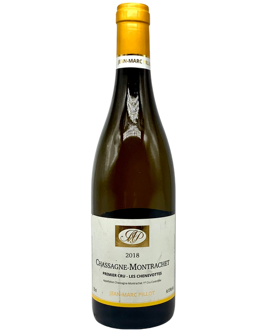 Jean-Marc Pillot, Chardonnay, Chassagne-Montrachet 1er Cru "Les Chenevottes" Côte de Beaune, Burgundy, France 2018