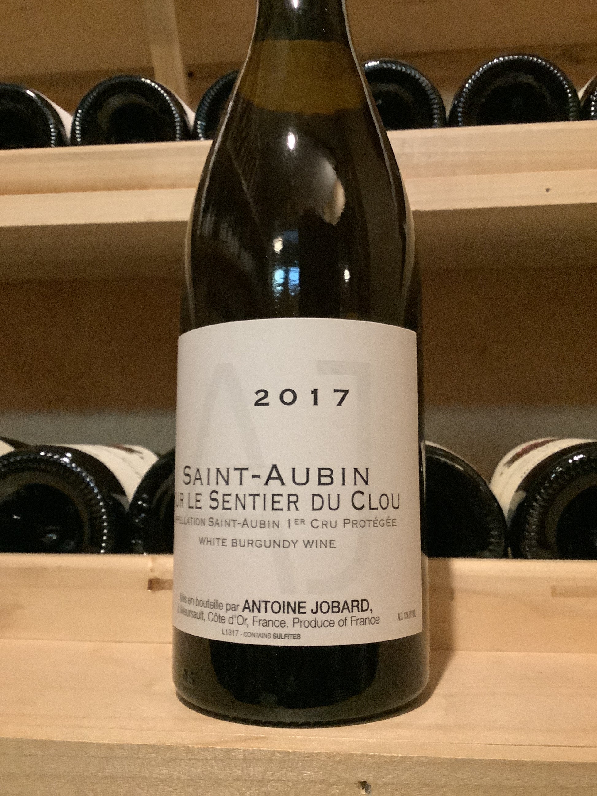 Antoine Jobard, Chardonnay, Saint-Aubin 1er Cru Sur Le Sentier du Clou, Côte de Beaune, Burgundy, France 2017