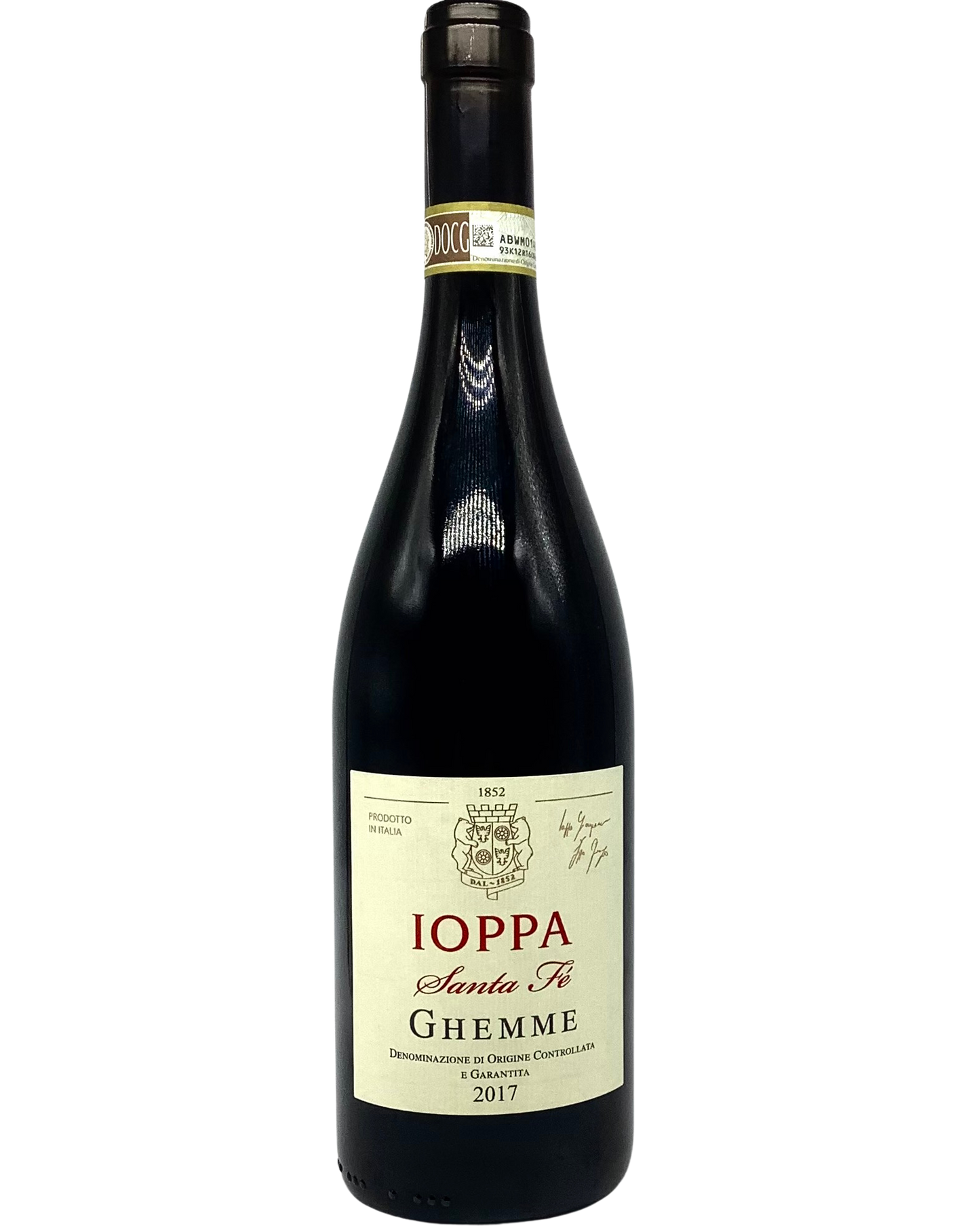 Azienda Agricola Ioppa, Nebbiolo, Ghemme Santa Fé, Alto Piemonte, Italy 2017 newarrival