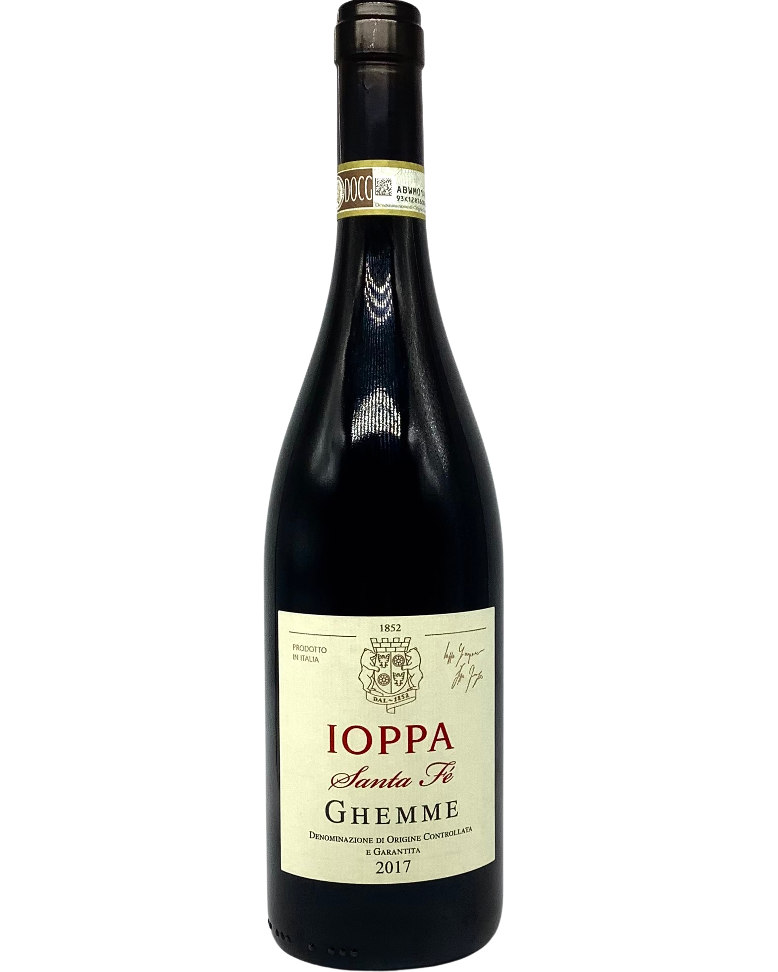 Azienda Agricola Ioppa, Nebbiolo, Ghemme Santa Fé, Alto Piemonte, Italy 2017 newarrival