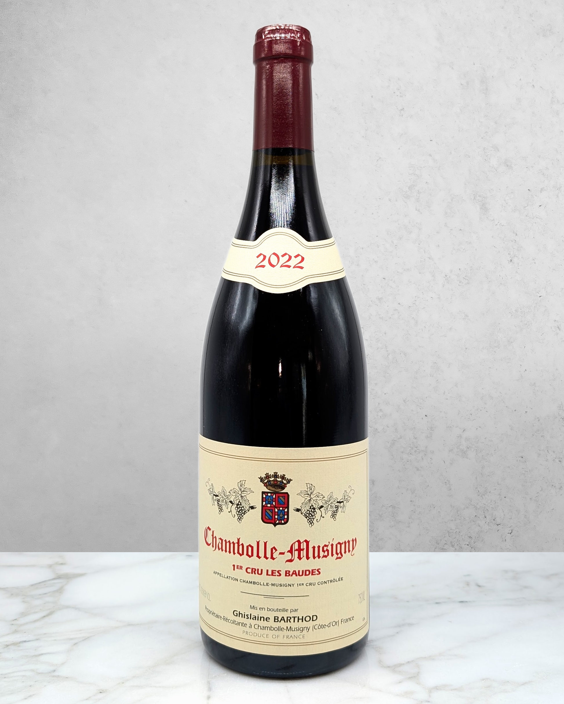 Ghislaine Barthod, Pinot Noir, Chambolle-Musigny 1er Cru Les Baudes, Côte de Nuits, Burgundy, France 2022 newarrival