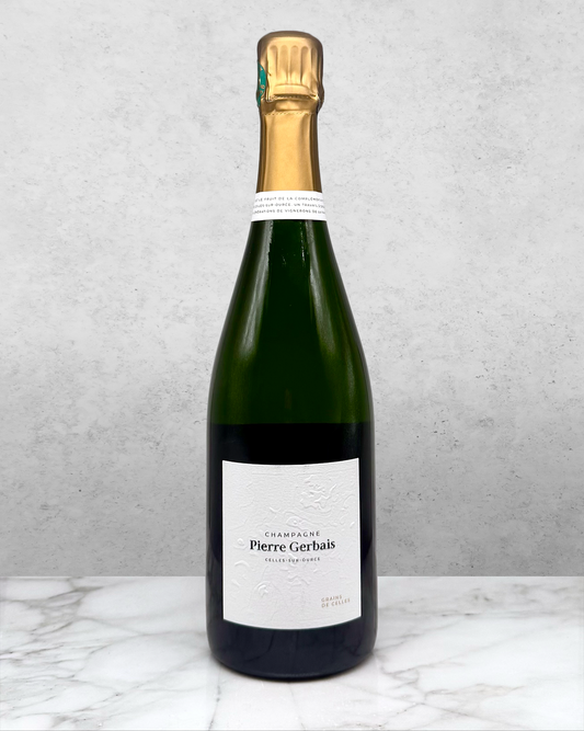 Pierre Gerbais, Champagne Grains de Celles Extra Brut, Celles-sur-Ource, Champagne, France NV organic